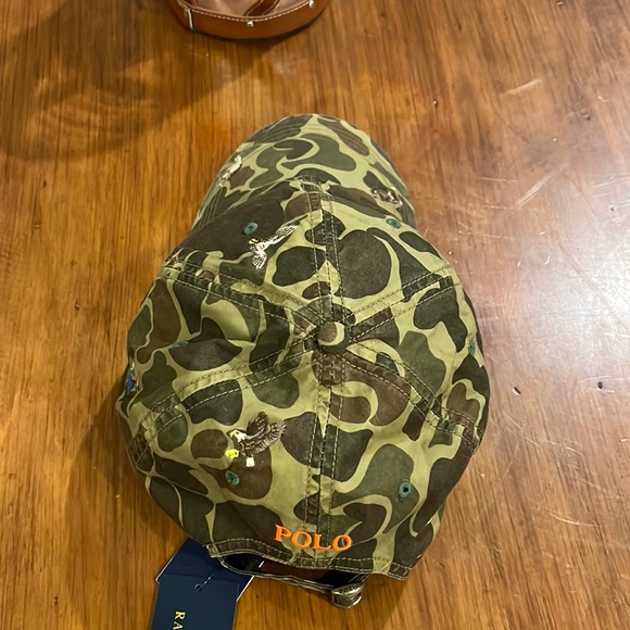 Polo Ralph Lauren Bear Sportsman camo camouflage Hat Cap Size Men’s Big and Tall - Picture 7 of 16